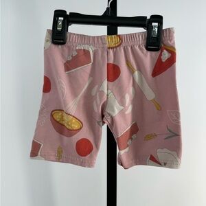 Dot Dot Smile girls pink baking kick shorts size 5/6